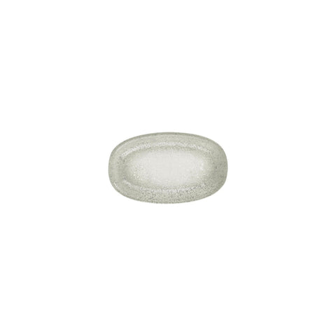 Natura Ocean 7.5" x 4.25" x h:1" Oval Blue Vitrified Platter (1 each)
