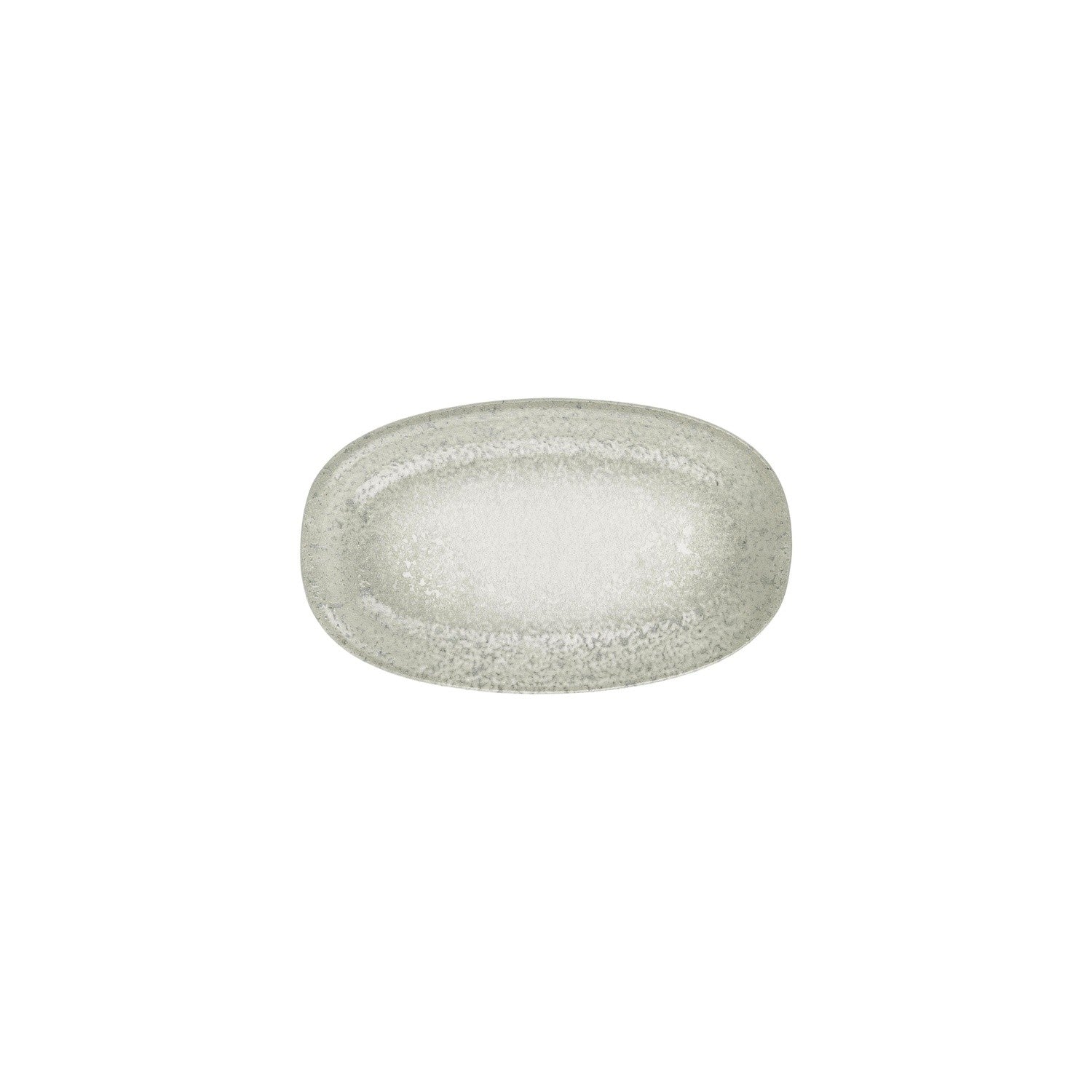 Natura Ocean 9.5" x 5.75" x h:1" Oval Blue Vitrified Platter (1 each)