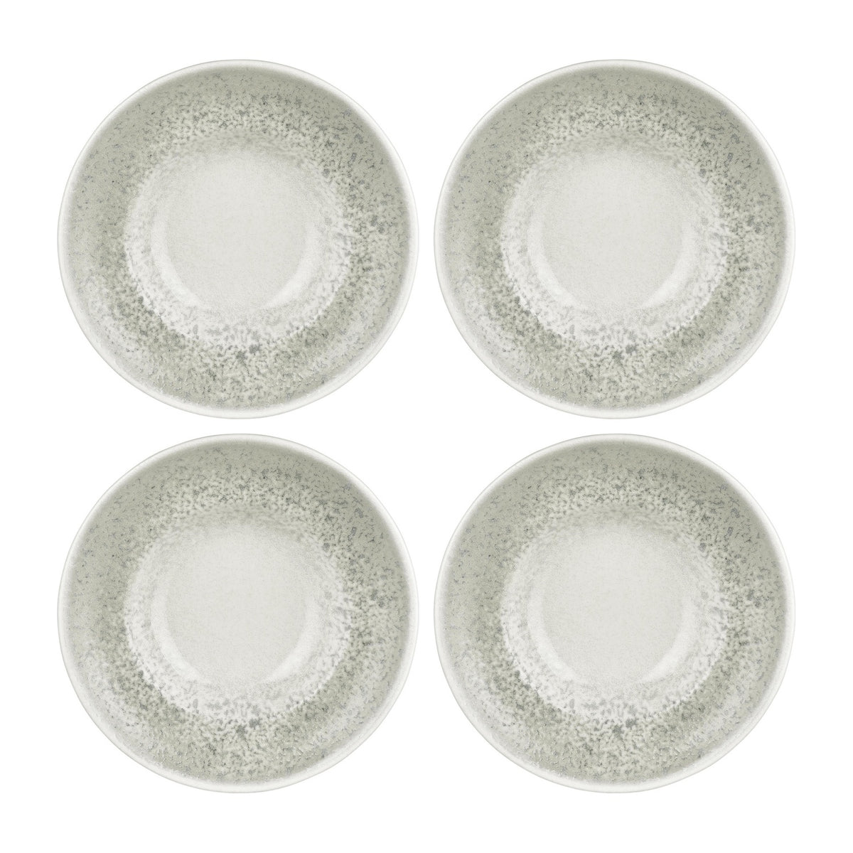 Natura Ocean dia.10.75" h:0" 17 oz. Round Blue Vitrified Deep Plate (Set of 2)
