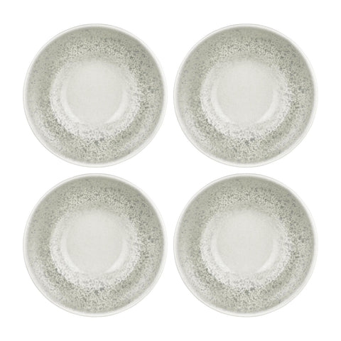 Natura Ocean dia.10.75" h:0" 17 oz. Round Blue Vitrified Deep Plate (Set of 2)