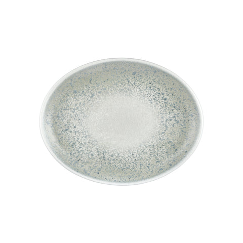 Natura Ocean 14.25" x 11" x h:1.25" Oval Blue Vitrified Platter (1 each)