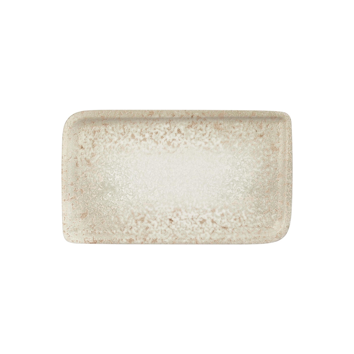 Natura 13.75" x 6.25" x h:0" Rectangular Brown Vitrified Platter (1 each)