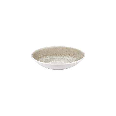 Natura dia.9.75" h:2" 44 oz. Round Brown Vitrified Deep Plate (Set of 6)