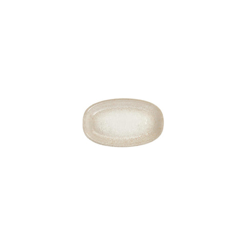Natura 6" x 3.5" x h:0.75" Oval Brown Vitrified Platter (1 each)