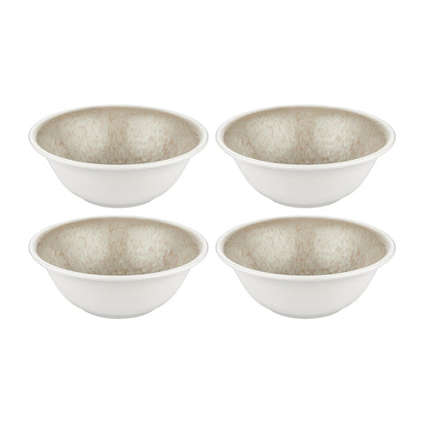 Natura dia.6.25" h:2.25" 17 oz. Round Brown Vitrified Bowl (Set of 4)