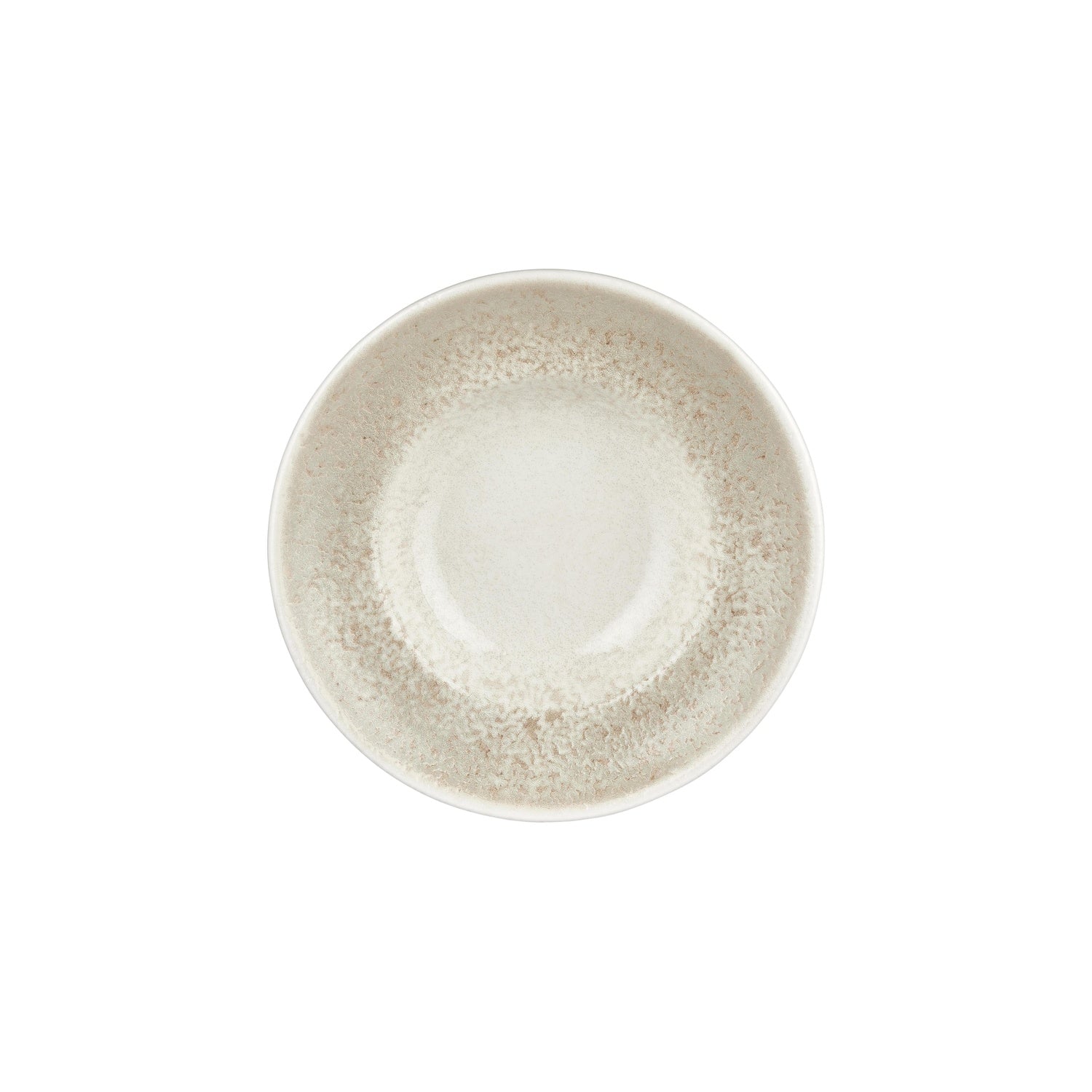 Natura dia.10.75" h:0" 17 oz. Round Brown Vitrified Deep Plate (Set of 2)