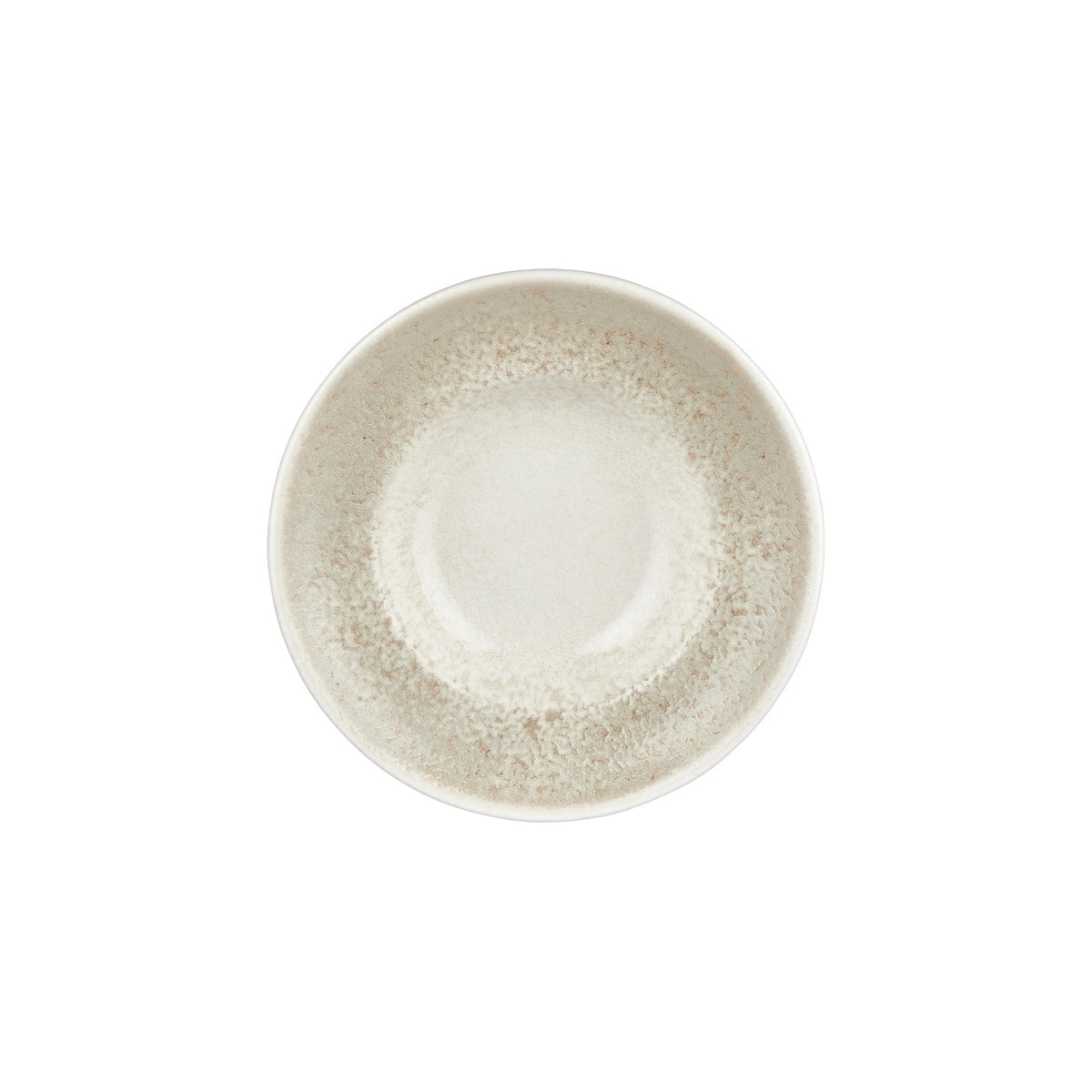 Natura dia.10.75" h:0" 17 oz. Round Brown Vitrified Deep Plate (Set of 2)