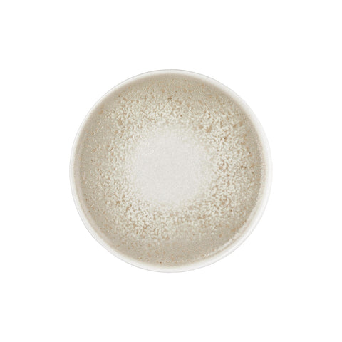 Natura dia.12.5" x 12.5" Round Brown Vitrified Pizza Plate (Set of 6)