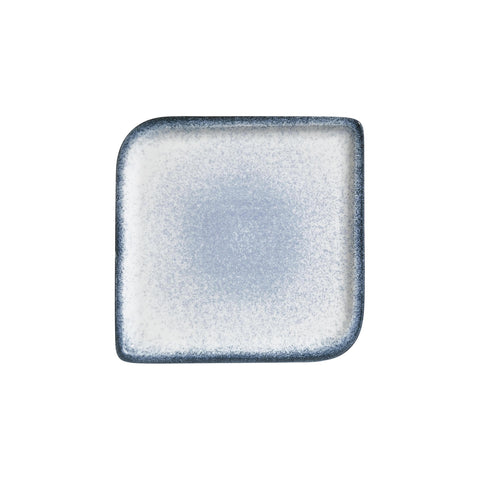 Occhio 11" x 11" Square Blue Vitrified Plate
