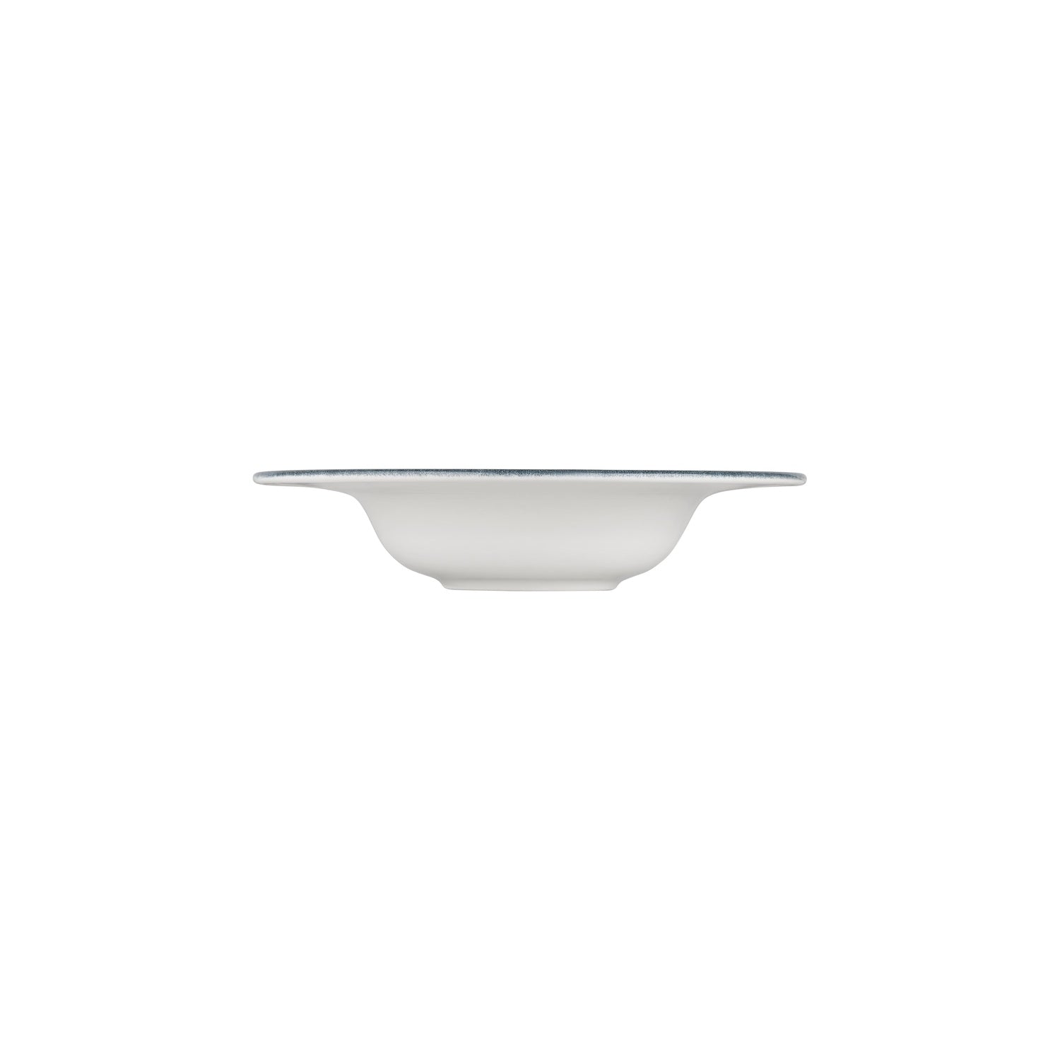 Occhio dia.11" h:2.25" 16 oz. Round Blue Vitrified Deep Plate (Set of 6)