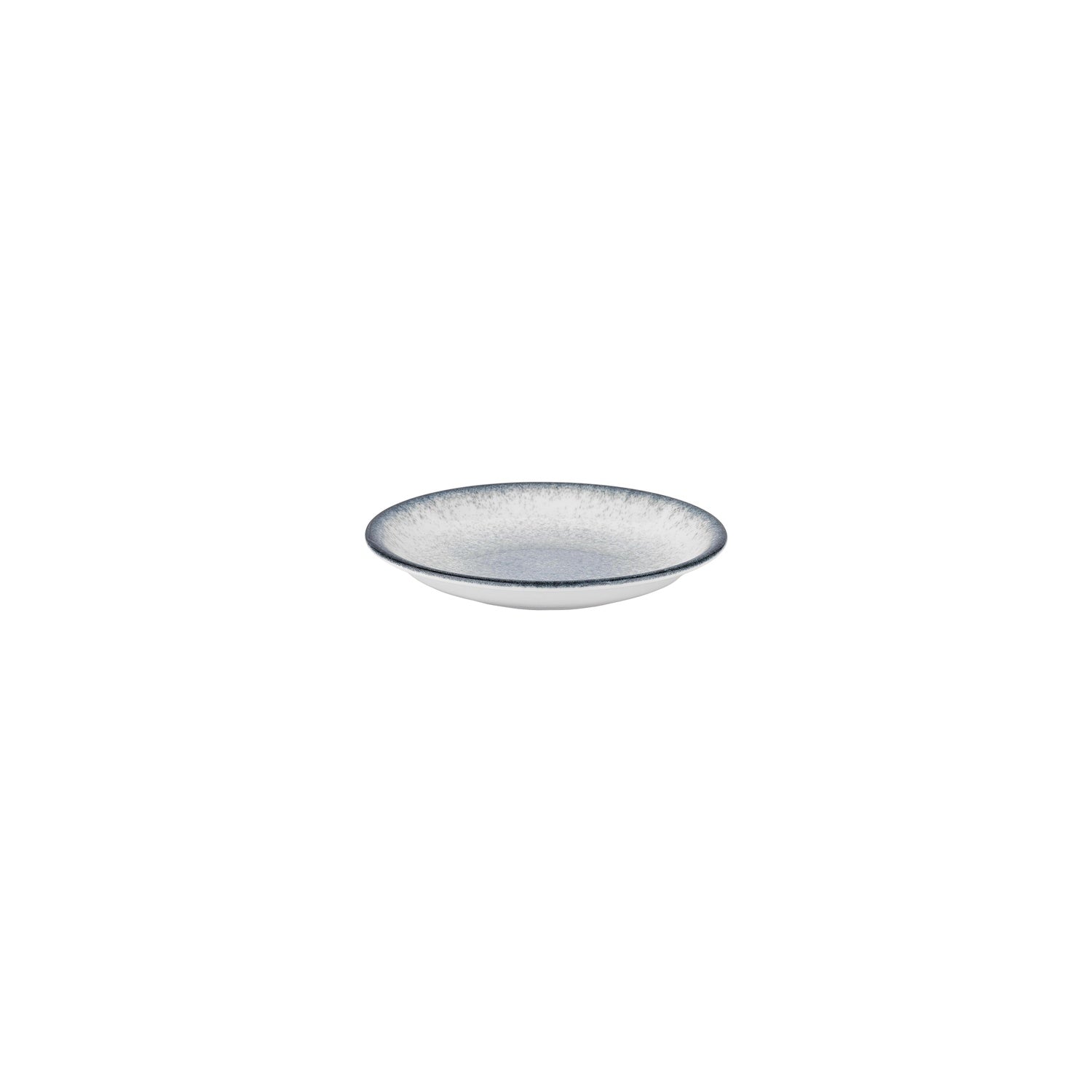 Occhio dia.6" h:1.25" 7 oz. Round Blue Vitrified Deep Plate (Set of 4)