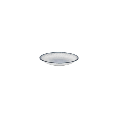 Occhio dia.6" h:1.25" 7 oz. Round Blue Vitrified Deep Plate (Set of 4)