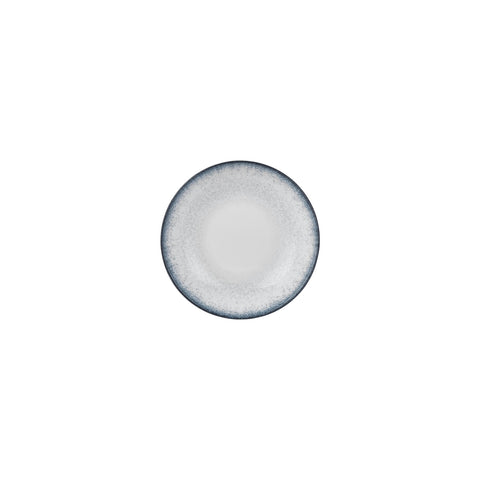 Occhio dia.6" h:1.25" 7 oz. Round Blue Vitrified Deep Plate (Set of 4)