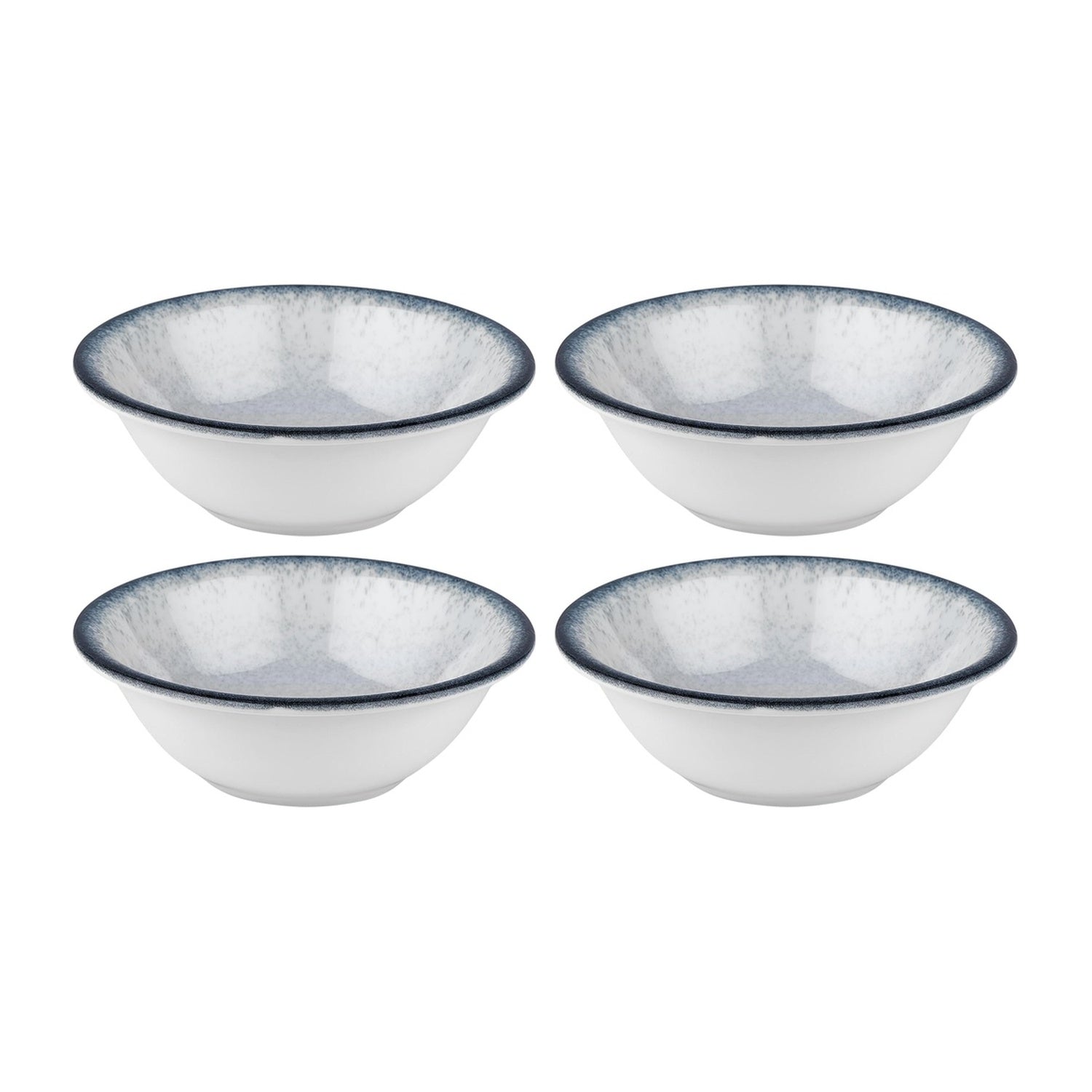 Occhio dia.6" h:0" 12 oz. Round Blue Vitrified Bowl (Set of 4)