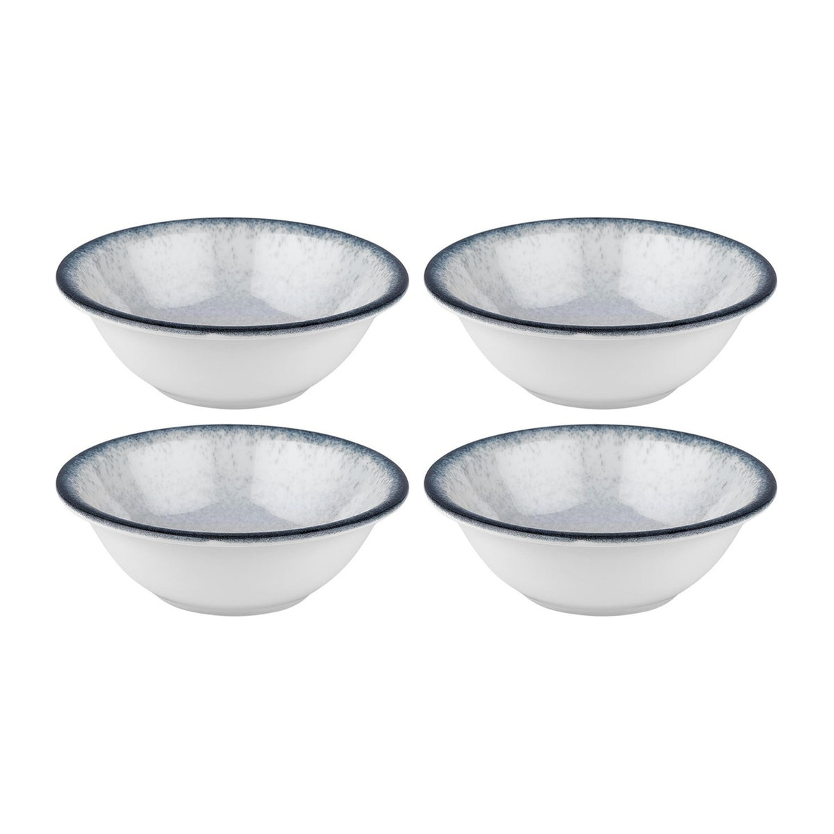 Occhio dia.6" h:0" 12 oz. Round Blue Vitrified Bowl (Set of 4)