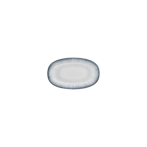 Occhio 6" x 3.5" x h:0.75" Oval Blue Vitrified Platter (1 each)