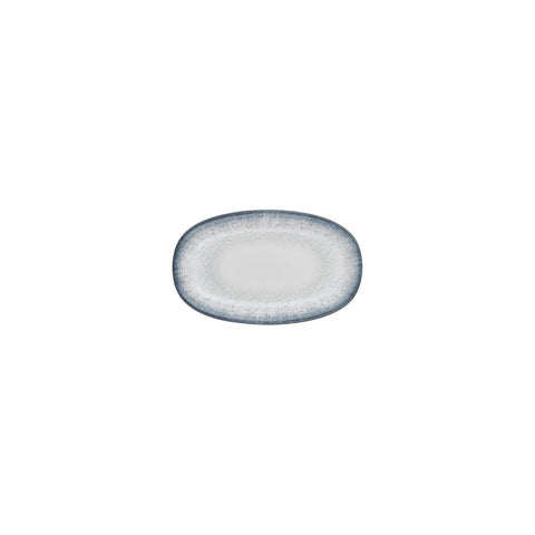 Occhio 6" x 3.5" x h:0.75" Oval Blue Vitrified Platter (1 each)