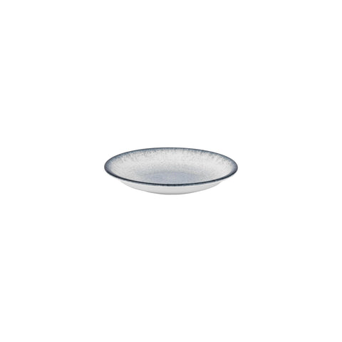 Occhio dia.8.25" h:0" 17 oz. Round Blue Vitrified Deep Plate (Set of 4)