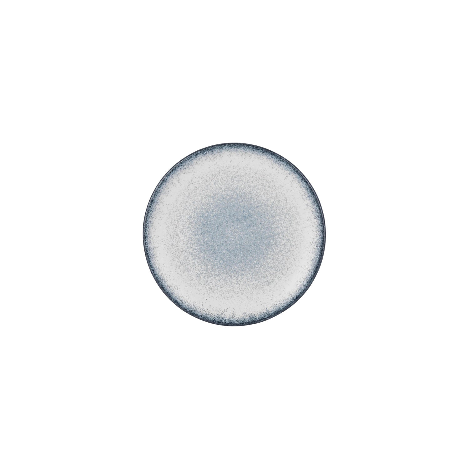 Occhio dia.8.25" h:0" 17 oz. Round Blue Vitrified Deep Plate (Set of 4)