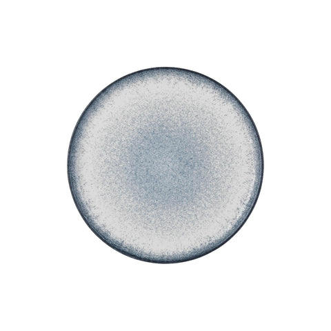 Occhio dia.12.5" x 12.5" Round Blue Vitrified Pizza Plate (Set of 6)