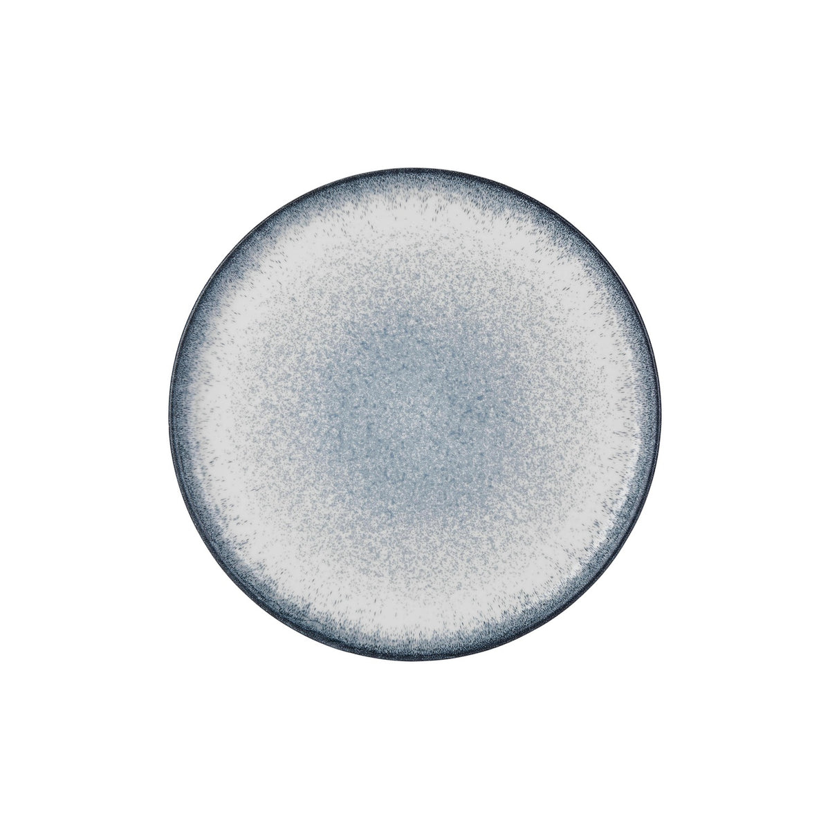 Occhio dia.12.5" x 12.5" Round Blue Vitrified Pizza Plate (Set of 6)