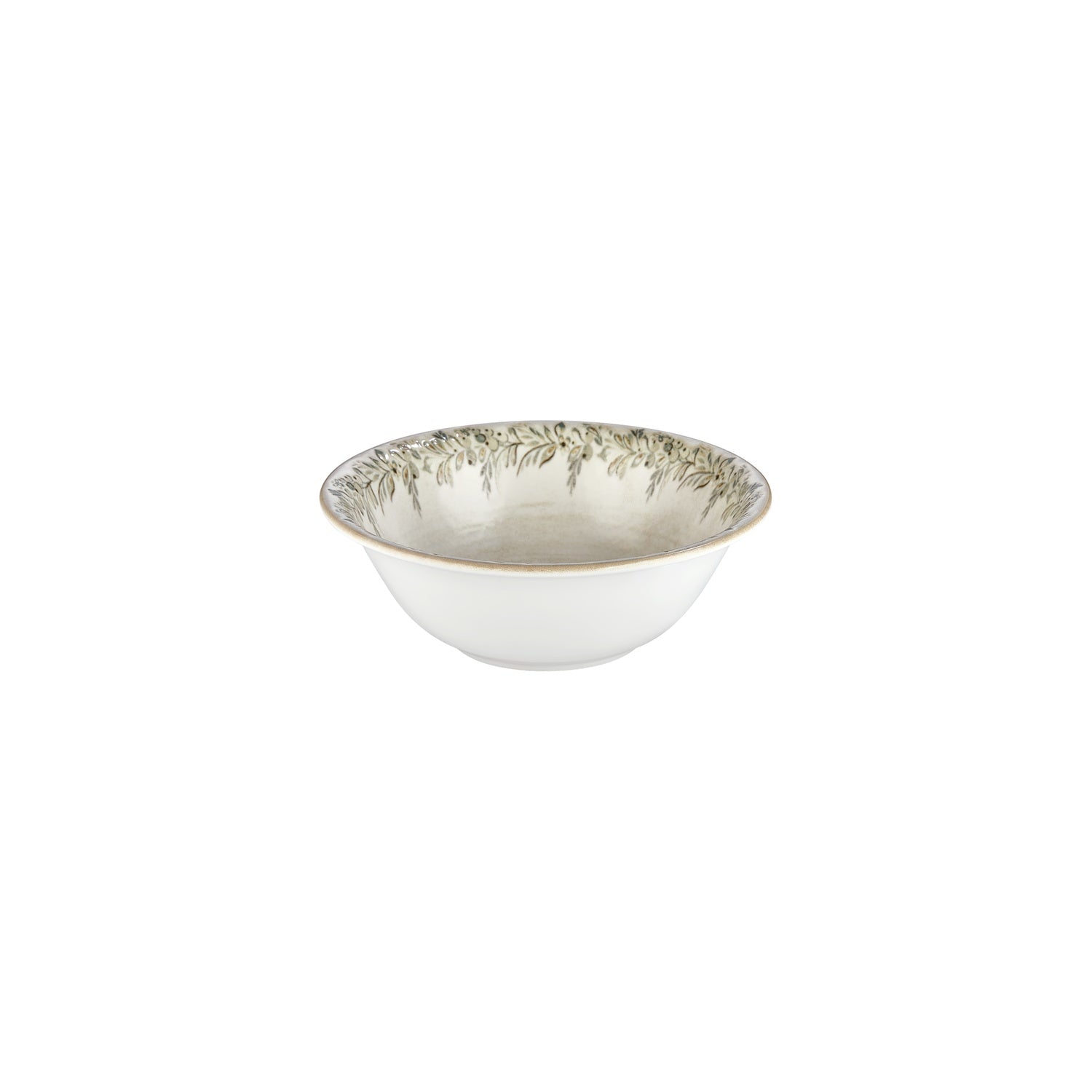 Oliva dia.8.75" h:3" 42 oz. Round Green Vitrified Bowl (Set of 6)
