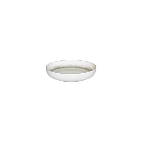 Ephyra dia.7.5" h:1.5" 24 oz. Round Gray Vitrified Deep Plate (Set of 6)