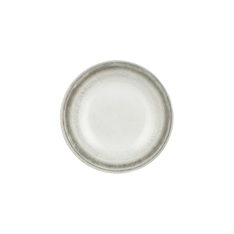 Ephyra dia.10.25" h:2" 59 oz. Round Gray Vitrified Deep Plate (Set of 6)