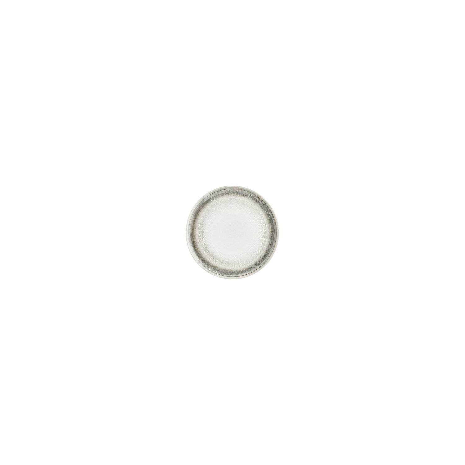 Ephyra dia.4.25" h:1" Round Gray Vitrified Deep Plate (Set of 4)
