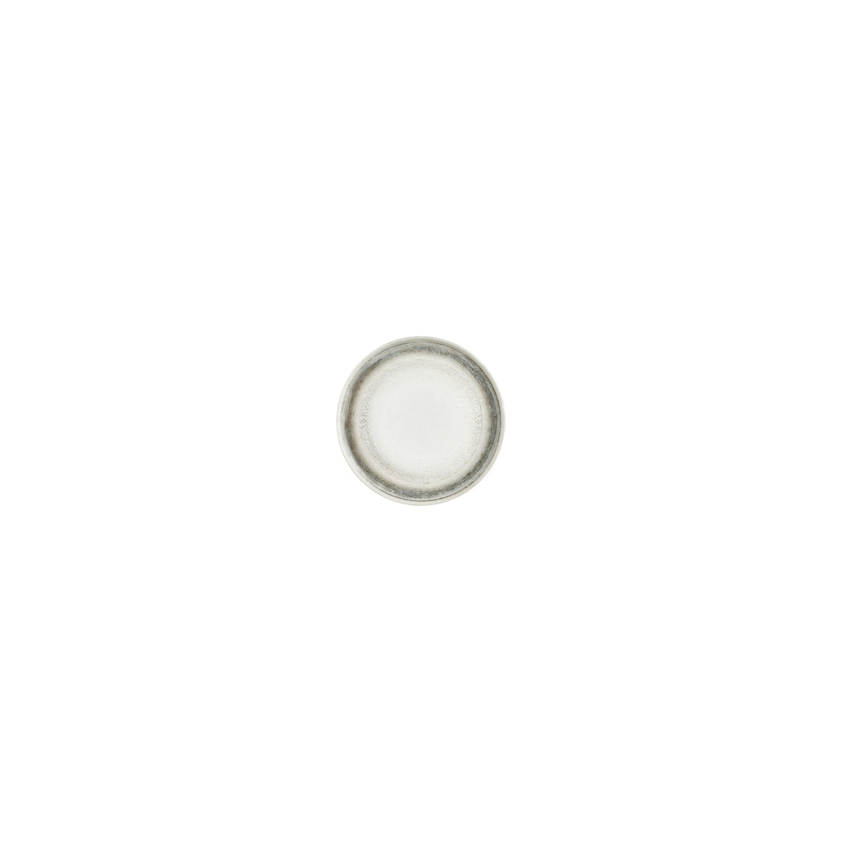 Ephyra dia.4.25" h:1" Round Gray Vitrified Deep Plate (Set of 4)