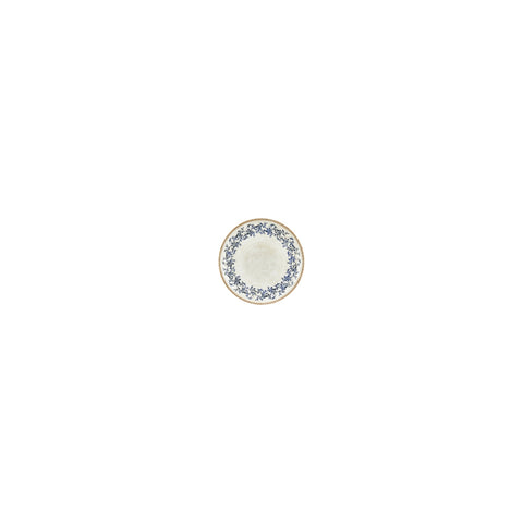 Kario dia.3.5" h:1" Round Blue Vitrified Deep Plate (Set of 4)