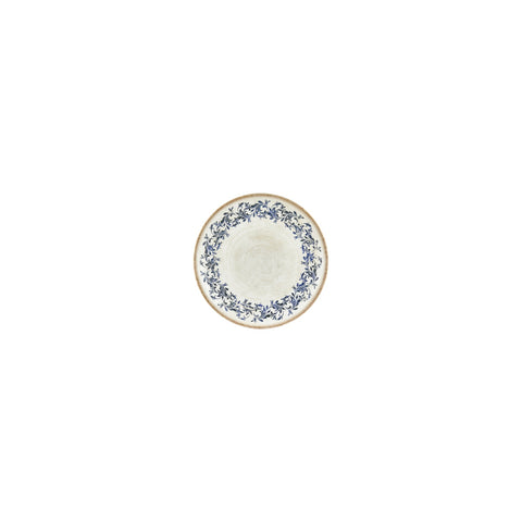 Kario dia.5.5" h:1" Round Blue Vitrified Deep Plate (Set of 4)