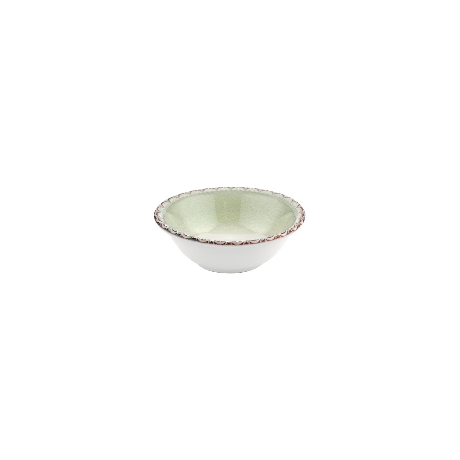 Rome dia.6" h:2" 12 oz. Round Green Vitrified Bowl (Set of 4)