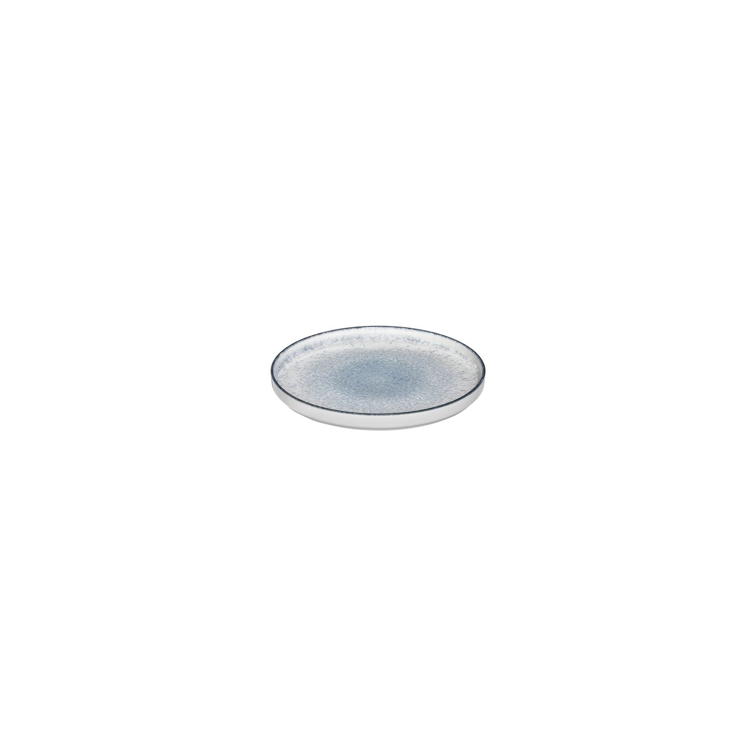 Occhio dia.3.5" h:1" Round Blue Vitrified Deep Plate (Set of 4)