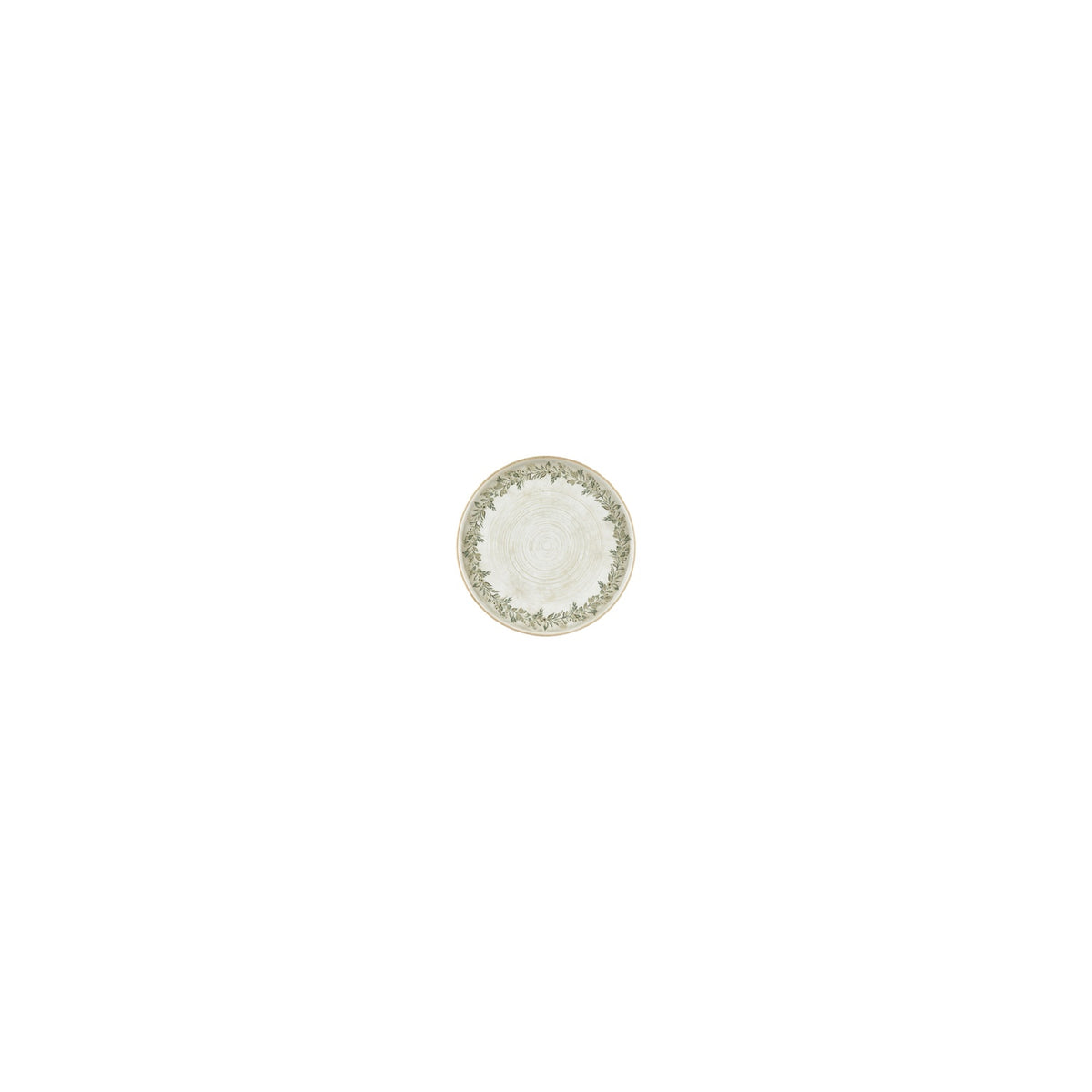 Oliva dia.3.5" h:1" Round Green Vitrified Deep Plate (Set of 4)