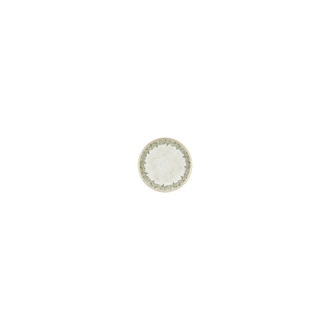 Oliva dia.3.5" h:1" Round Green Vitrified Deep Plate (Set of 4)