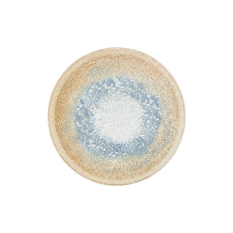 Smooth Reaction dia.12.5" x 12.5" Round Yellow Vitrified Pizza Plate (Set of 6)