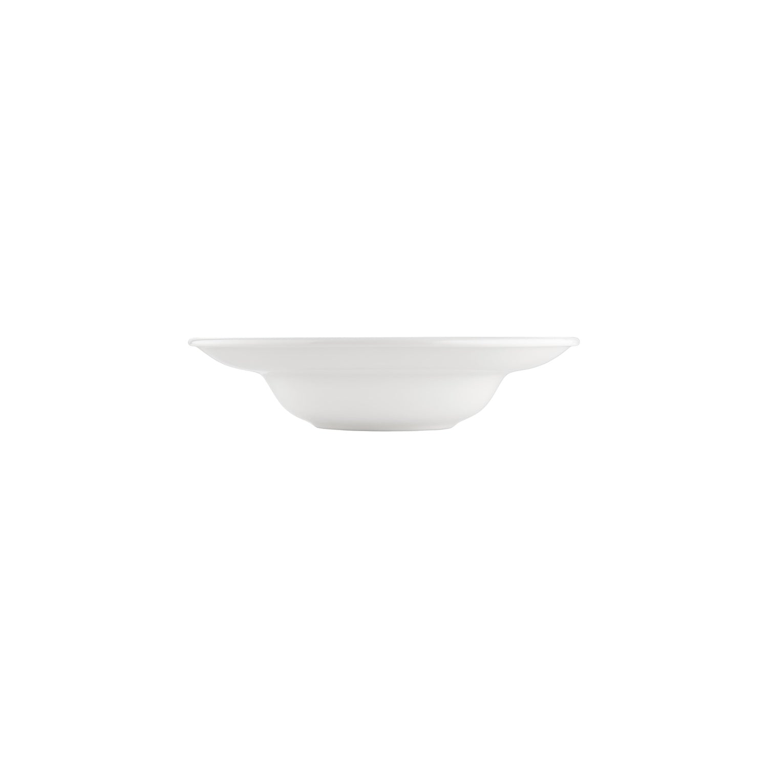 Zafira dia.10.75" h:2.5" 17 oz. Round Beige Vitrified Deep Plate (Set of 6)