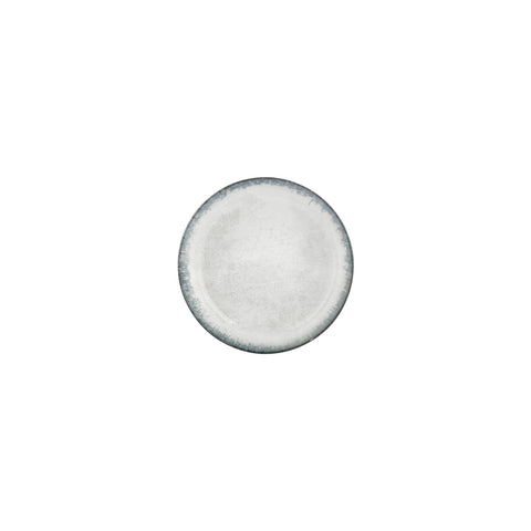 Smooth Ambience Blue dia.4" h:1" 3 oz. Round Blue Vitrified Deep Plate (Set of 4)