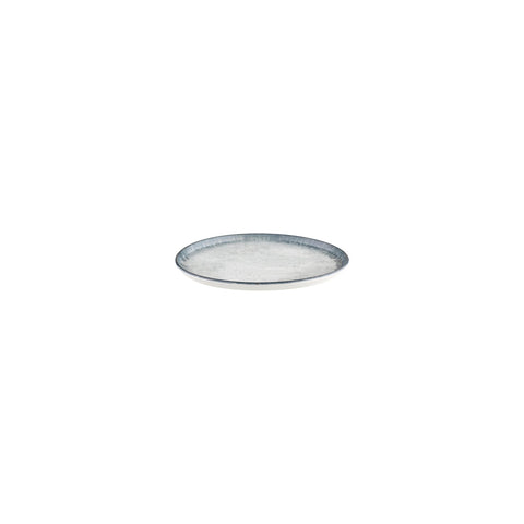 Smooth Ambience Blue dia.6.25" Round Blue Vitrified Plate (Set of 6)