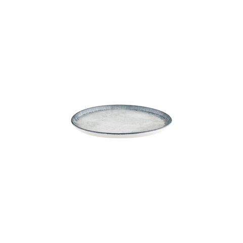 Smooth Ambience Blue dia.8.75" Round Blue Vitrified Plate (Set of 4)
