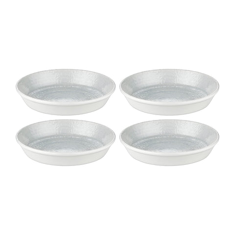 Froid dia.4" h:1" 3 oz. Round Gray Vitrified Deep Plate (Set of 4)