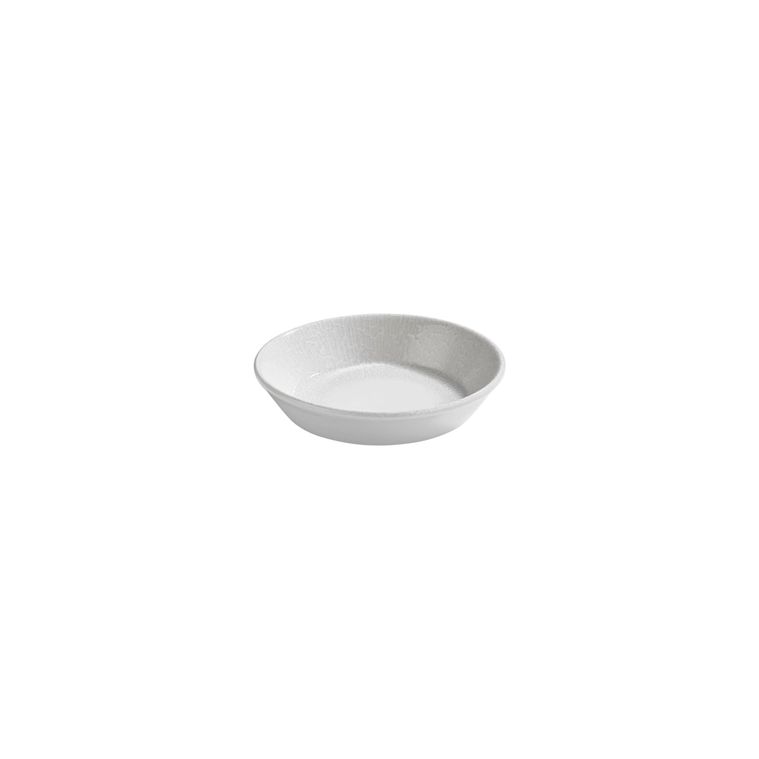 Illusion dia.5" h:1.25" 7 oz. Round Blue Vitrified Deep Plate (Set of 4)