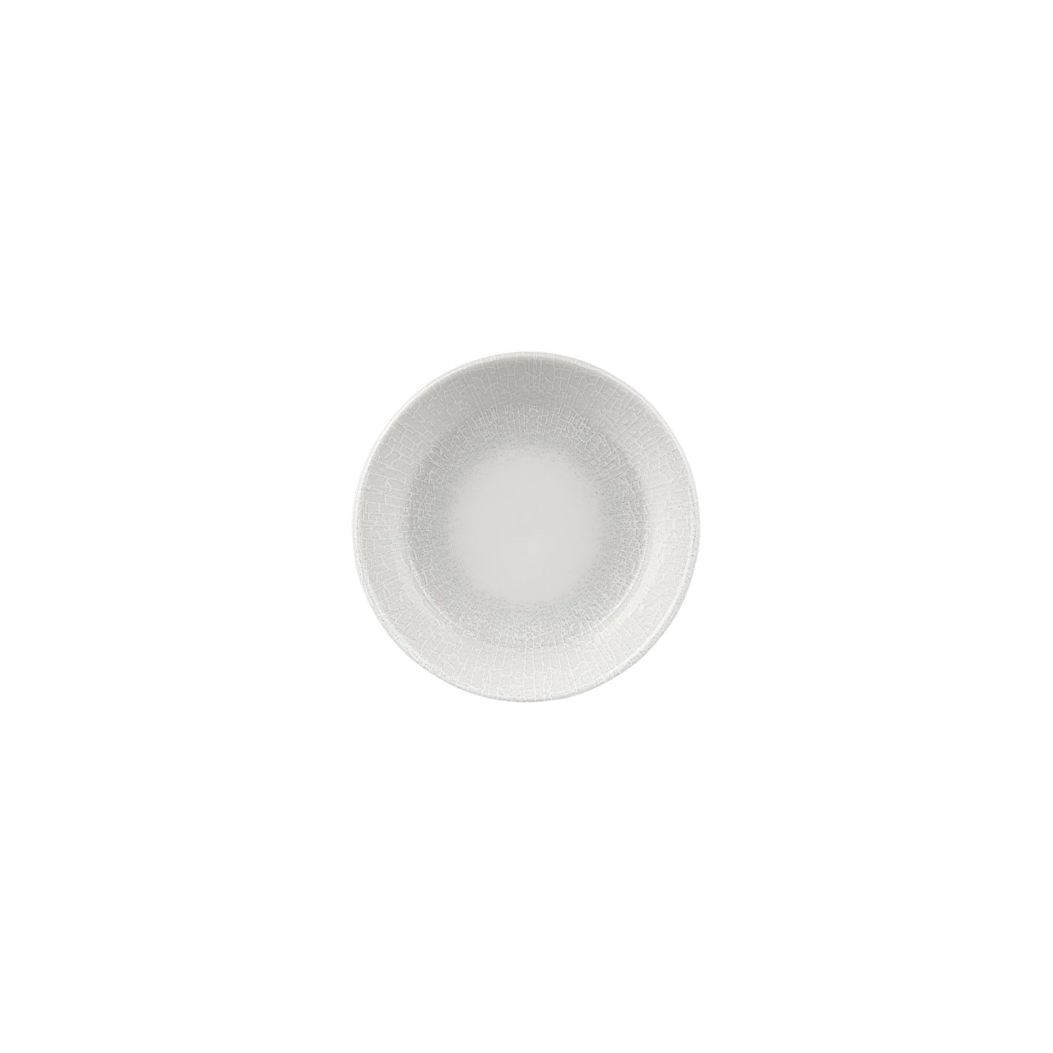 Illusion dia.5" h:1.25" 7 oz. Round Blue Vitrified Deep Plate (Set of 4)