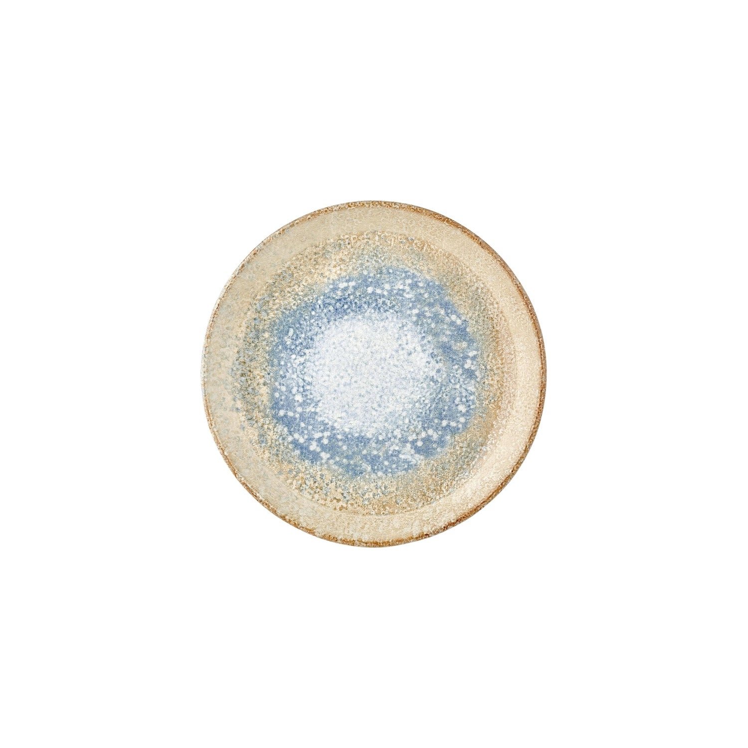 Smooth Reaction dia.9.75" h:2" 42 oz. Round Yellow Vitrified Deep Plate (Set of 6)