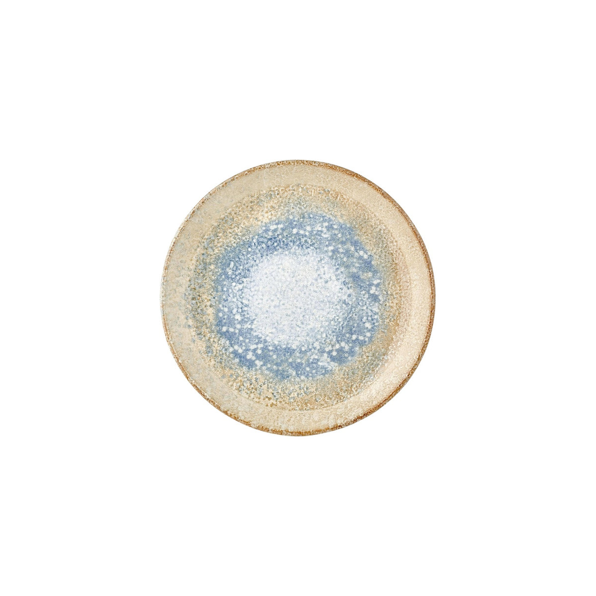 Smooth Reaction dia.9.75" h:2" 42 oz. Round Yellow Vitrified Deep Plate (Set of 6)