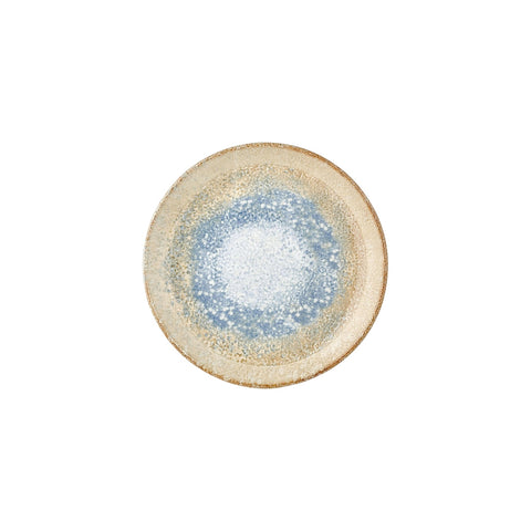 Smooth Reaction dia.9.75" h:2" 42 oz. Round Yellow Vitrified Deep Plate (Set of 6)