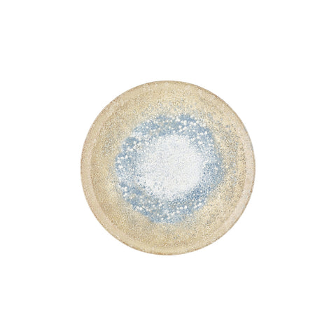 Smooth Reaction dia.11" Round Yellow Vitrified Plate (Set of 4)