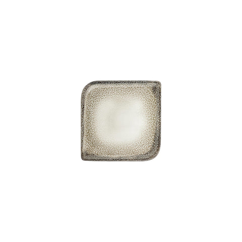 Spazio 6" x 6" Square Decorated Vitrified Plate (Set of 4)