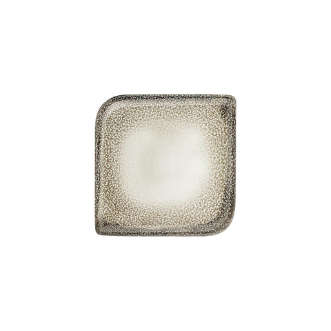 Spazio 8.75" x 8.75" Square Decorated Vitrified Plate (Set of 6)